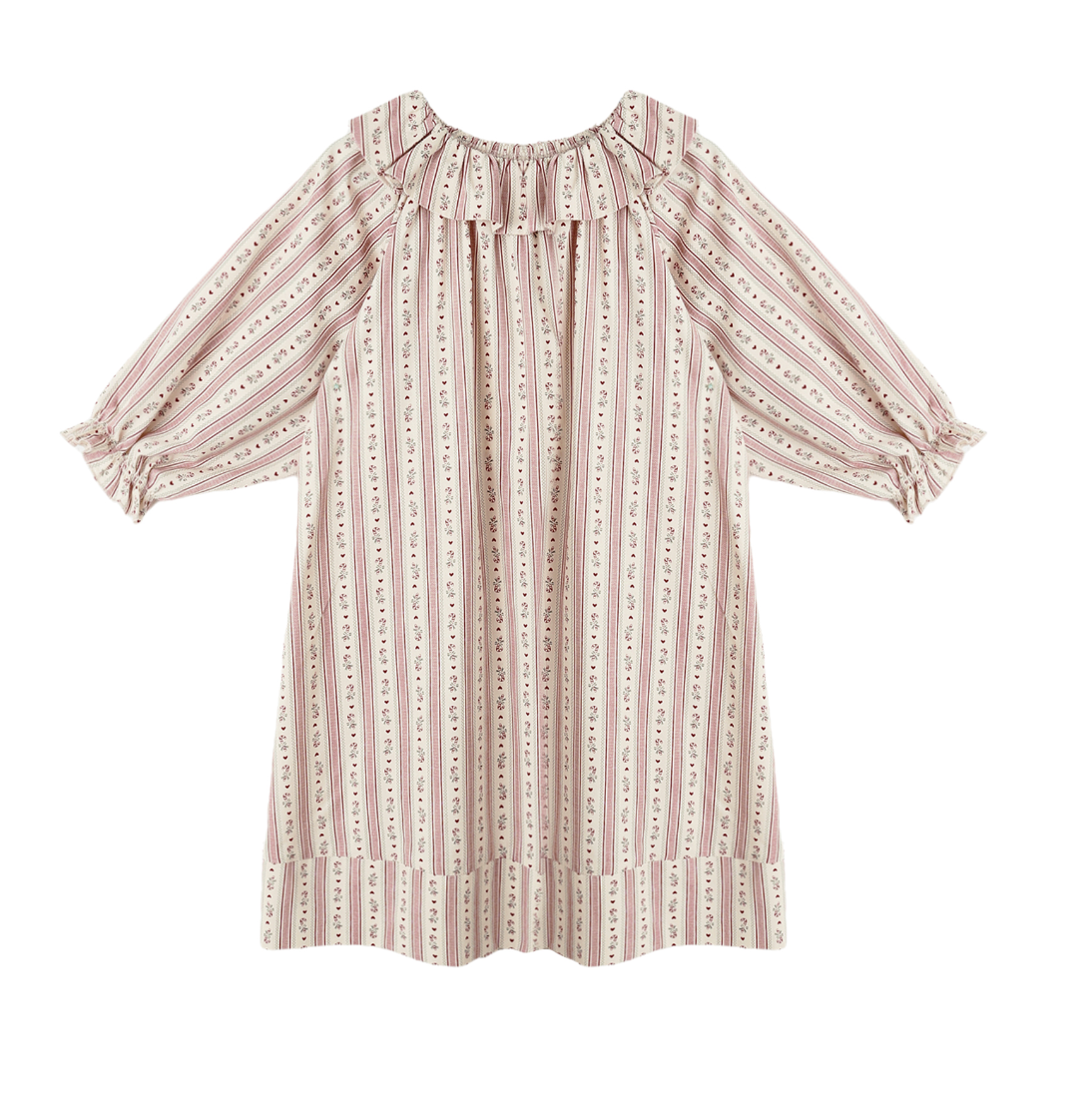 GIRL'S NIGHTGOWN || CANDY CANE STRIPE