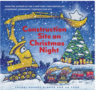 Construction Site On Christmas Night