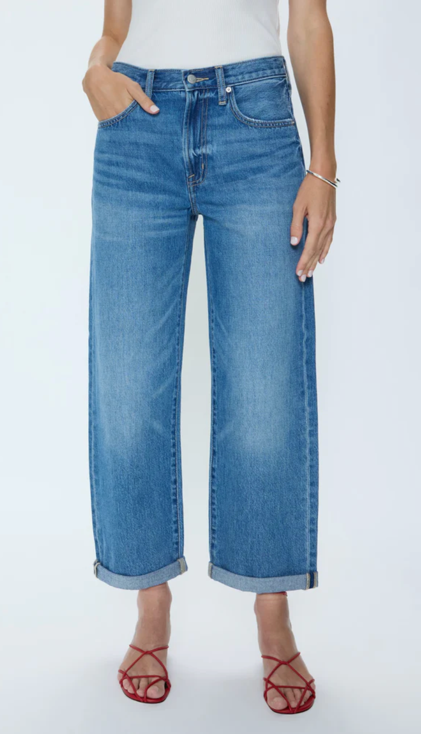 DONNY HEARTFELT ROLLED HEM BOYFRIEND