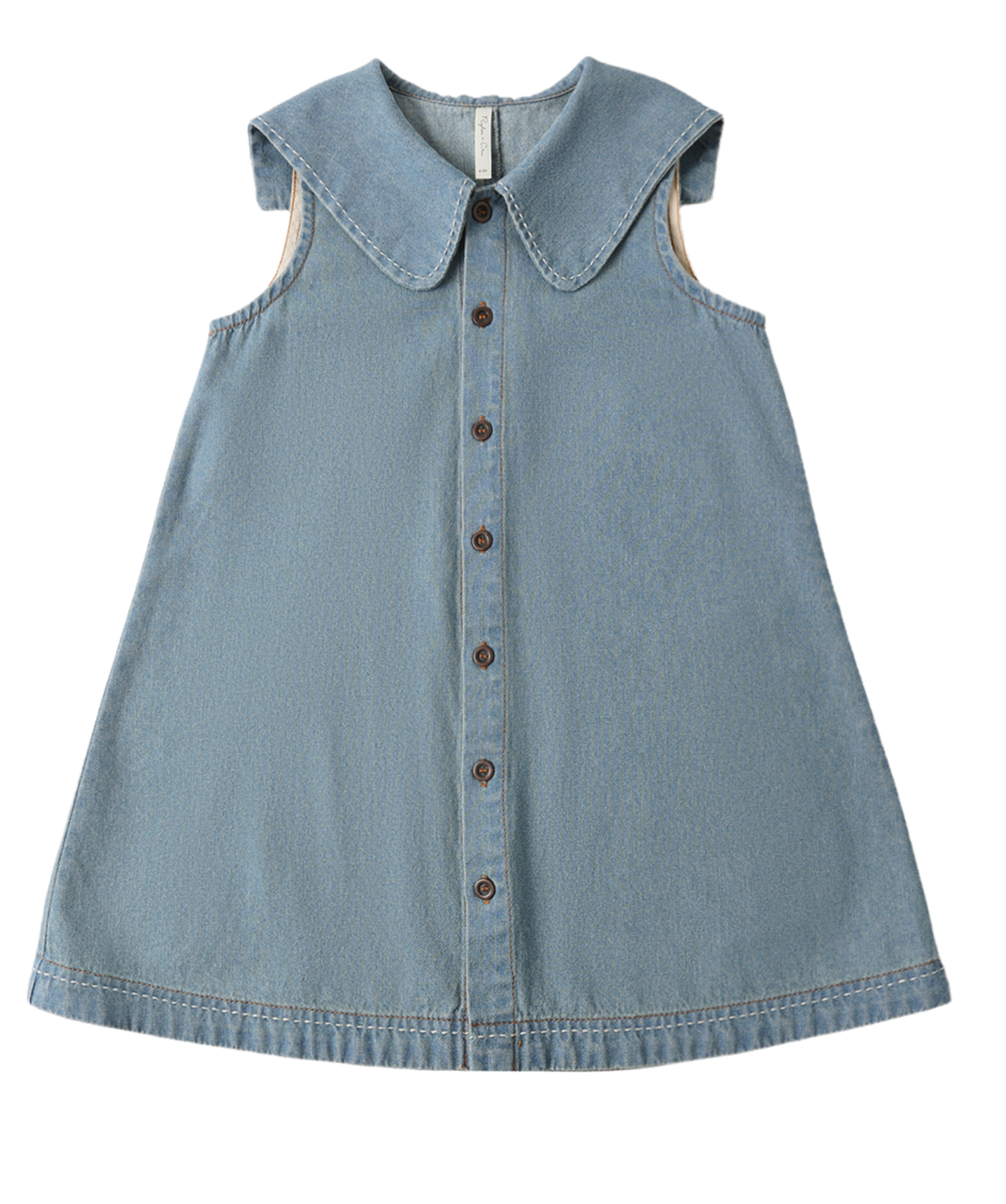 ADRIA DRESS WASHED BLUE
