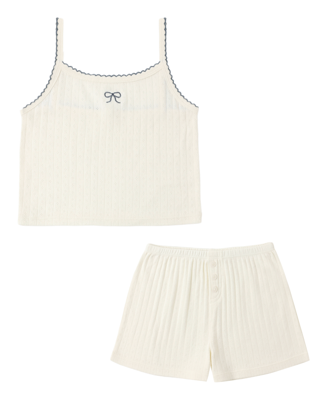 POINTELLE LOUNGE SET IVORY