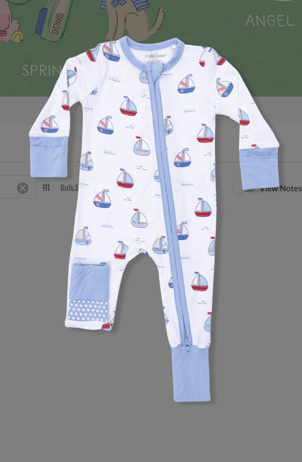 Bubbly Sailboats Blue - Convertible Romper