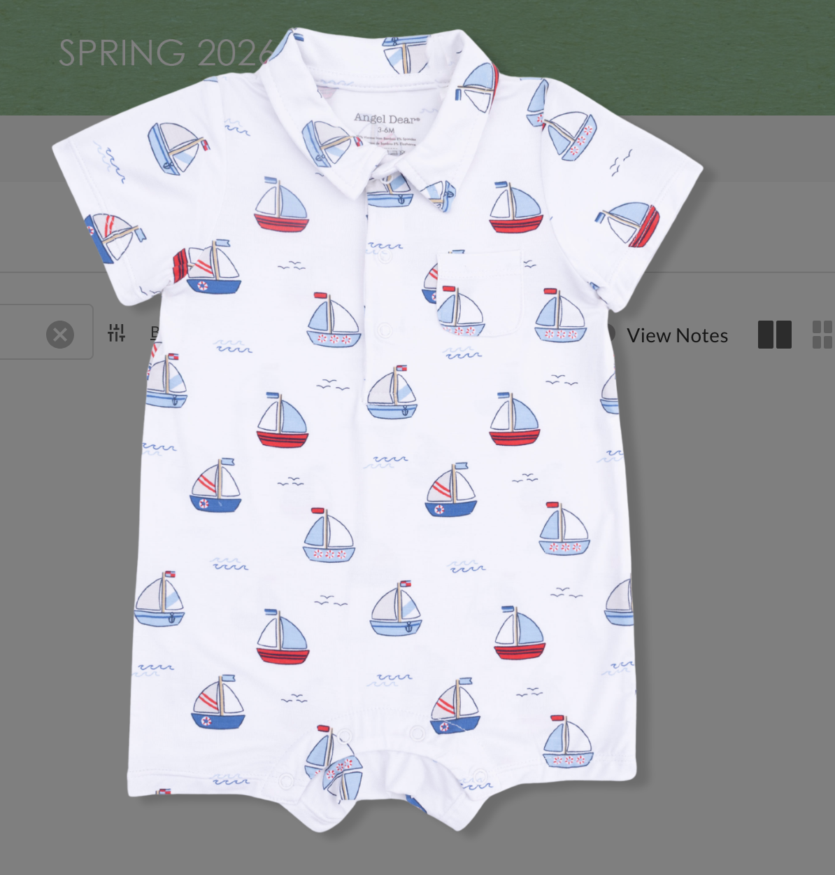 Bubbly Sailboats Blue - Polo Shortie