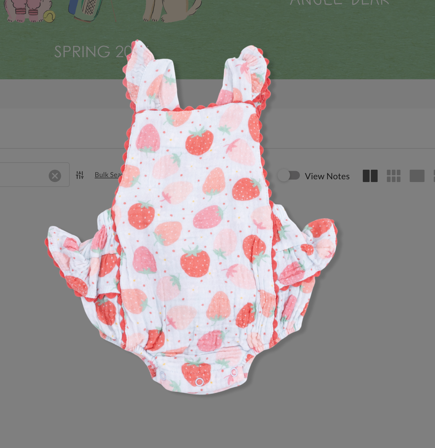 Strawberry Bliss - Ric Rac Ruffle Sunsuit