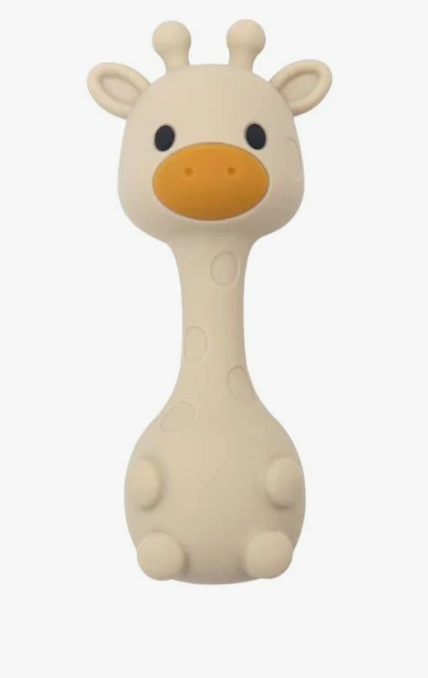BPA ALL SILICONE GIRAFFE RATTLE