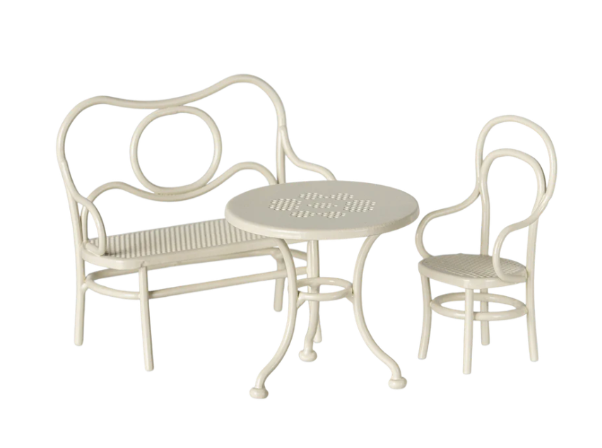 Café set, Mouse, Small - Off white