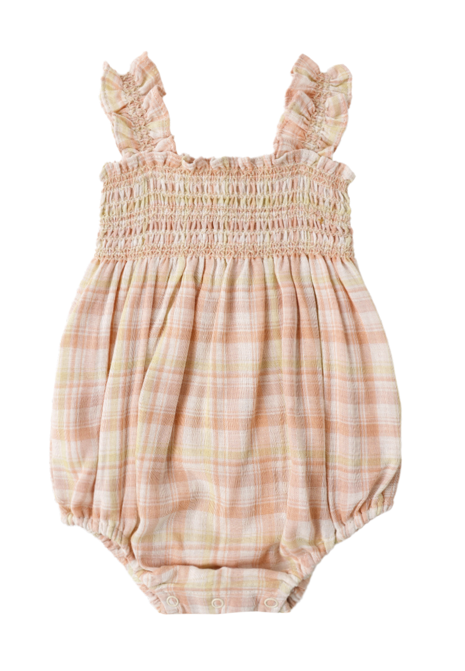 JULIA ROMPER SUMMER PLAID