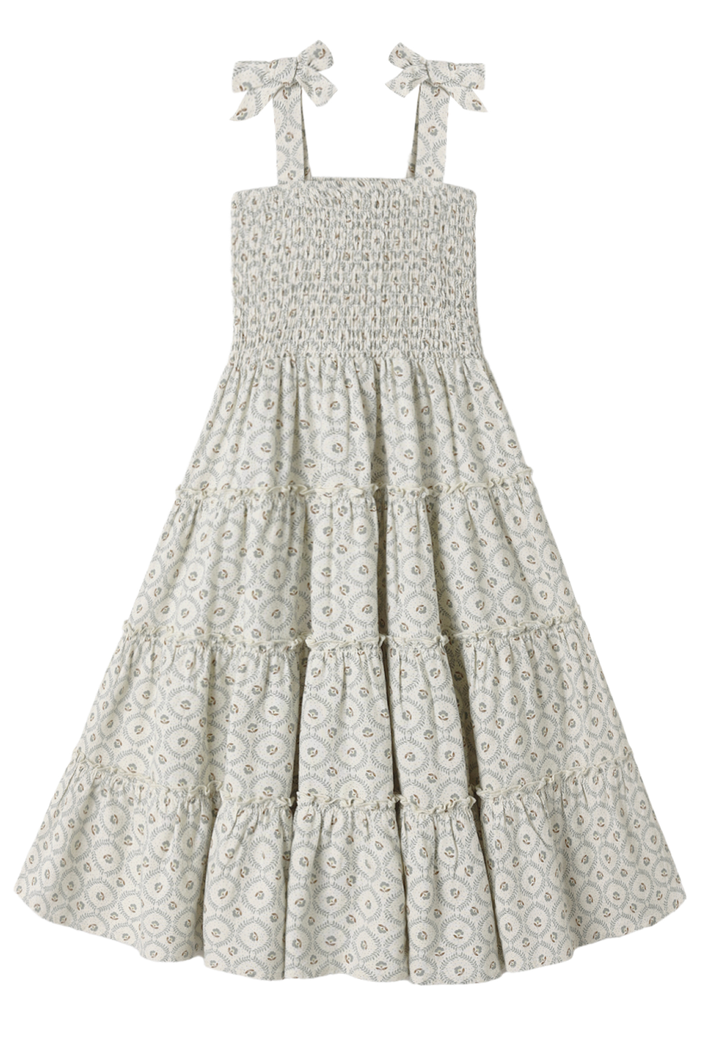 TAYLOR DRESS GREEN FLEUR