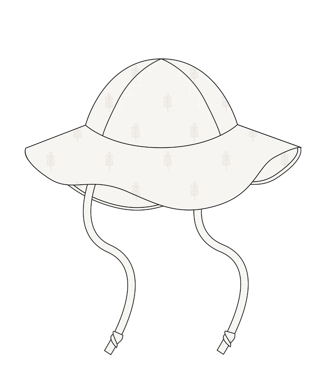 FLOPPY SUN HAT IVORY