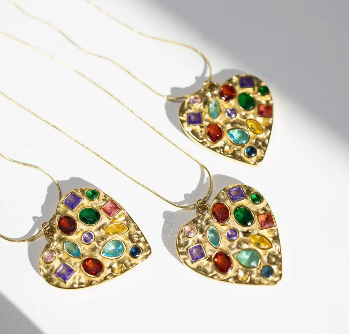 Confetti Heart Necklace