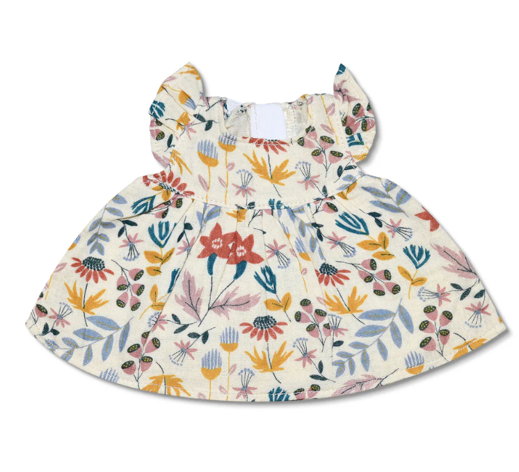 Doll Dress- Earthtone Floral