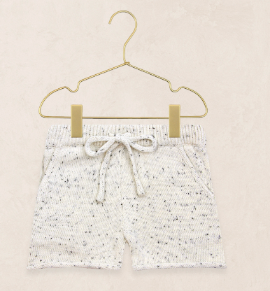 Knit Shorts - Cream Speckle