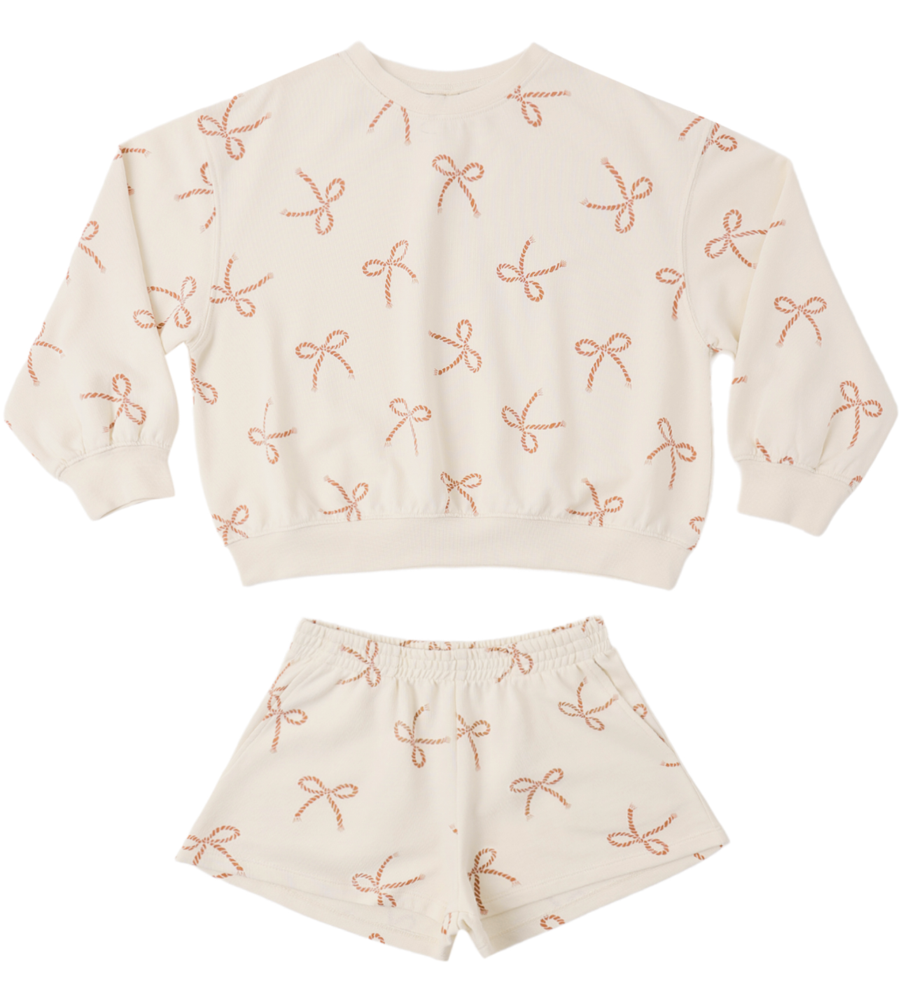 SUMMER TERRY SET SAILOR BOWS