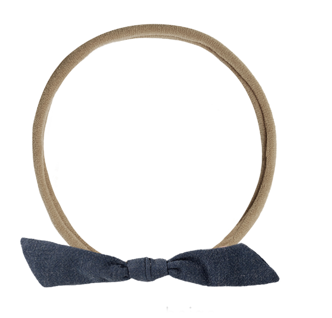 LITTLE KNOT HEADBAND NAVY