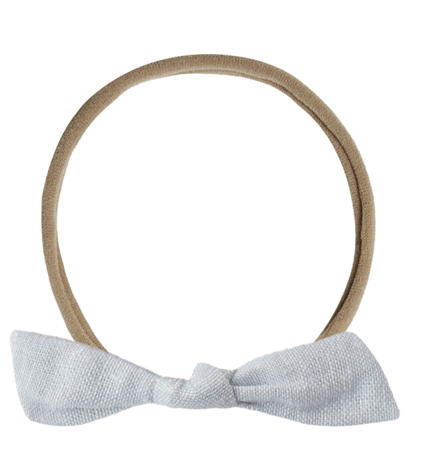 LITTLE KNOT HEADBAND HEATHERED LIGHT BLUE