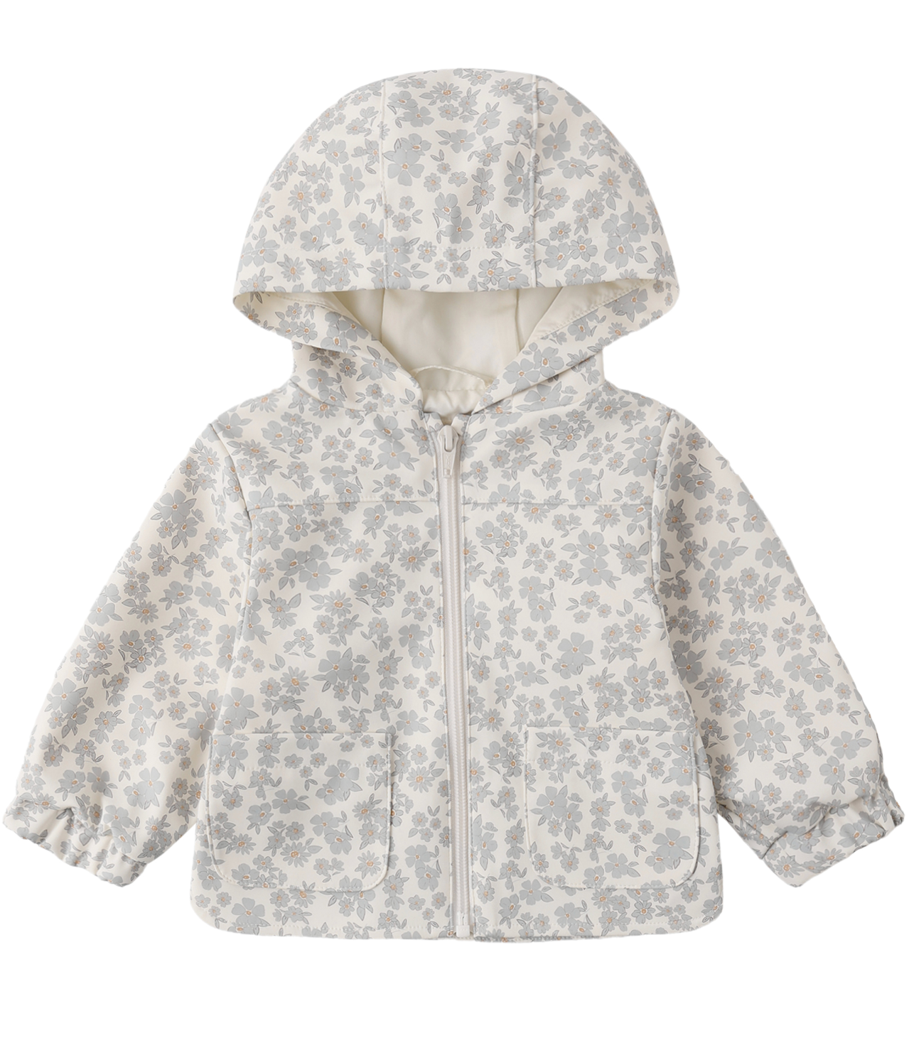 RAIN COAT BLUE FLORAL