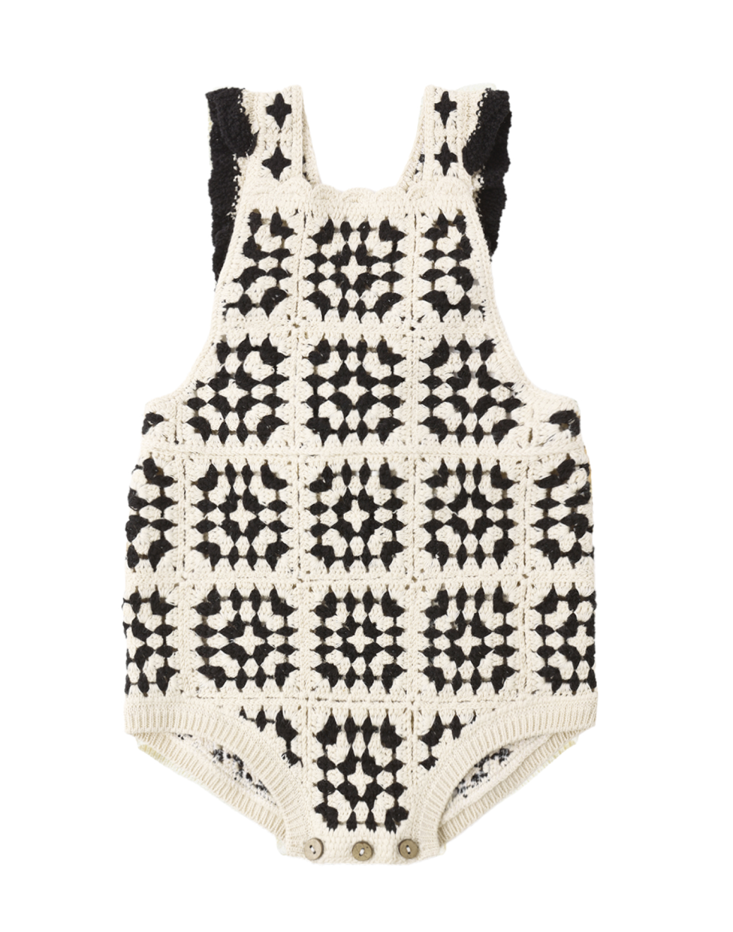 CROCHET ROMPER ABSTRACT