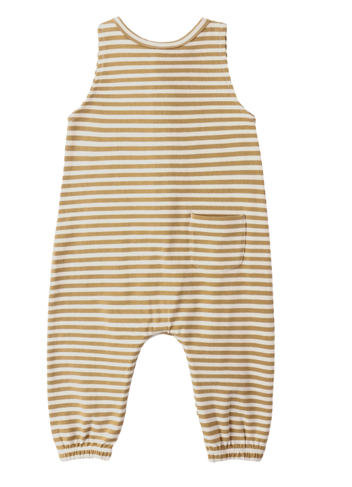 SLEEVELESS JUMPSUIT HONEY STRIPE
