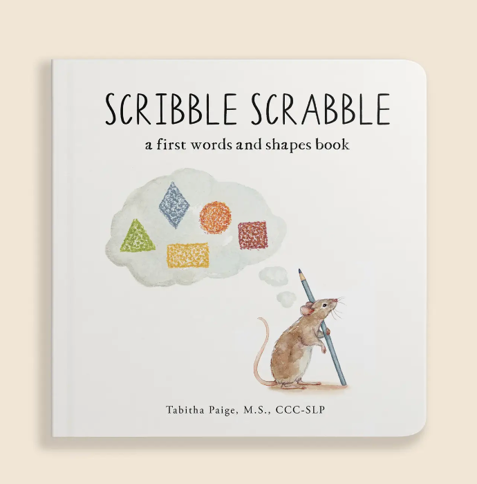 Scribble Scrabble: A Board Book of First Words