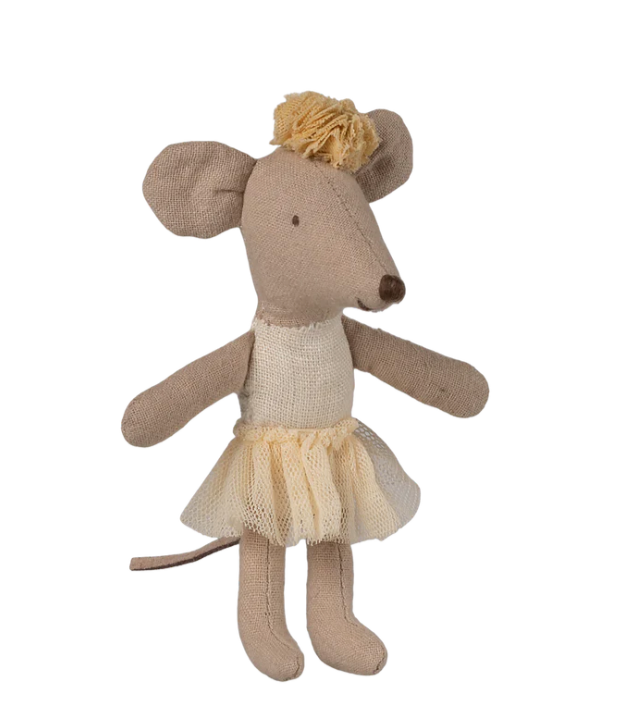Ballerina mouse, Little sister - Off white