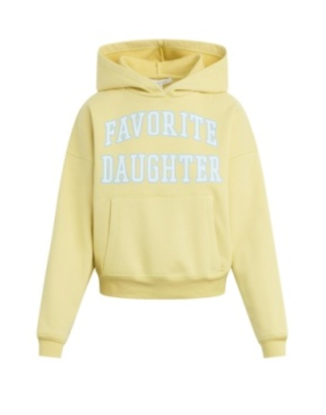 THE COLLEGIATE HOODIE- YELLOW