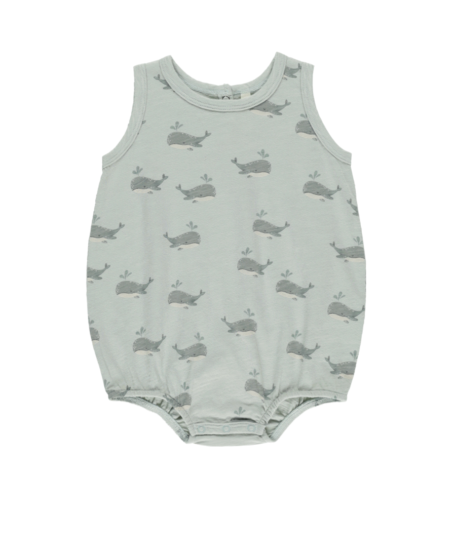 BUBBLE ONESIE WHALES