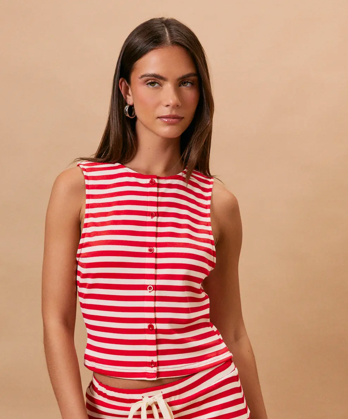 SAILORS BUTTON DOWN TOP