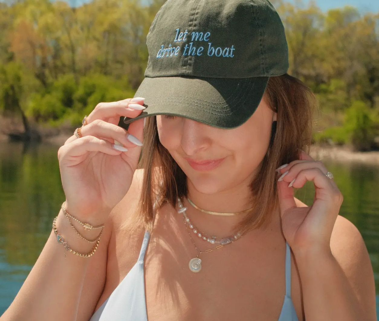 LET ME DRIVE THE BOAT HAT