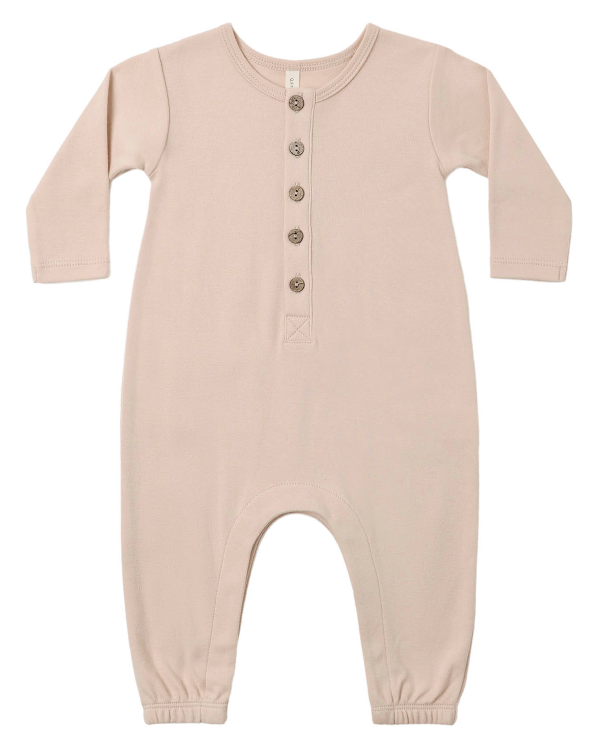 LONG SLEEVE JUMPSUIT DUSTY ROSE