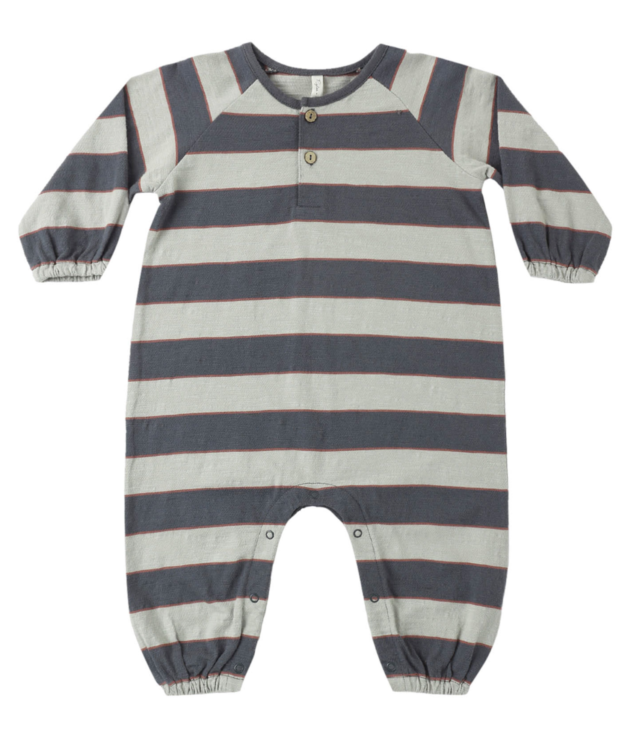 HENLEY JUMPSUIT SAGE STRIPE