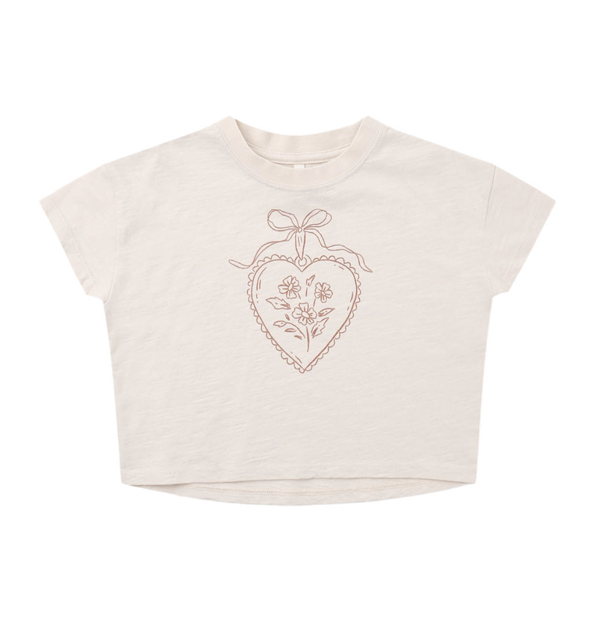 BOXY TEE HEART LOCKET