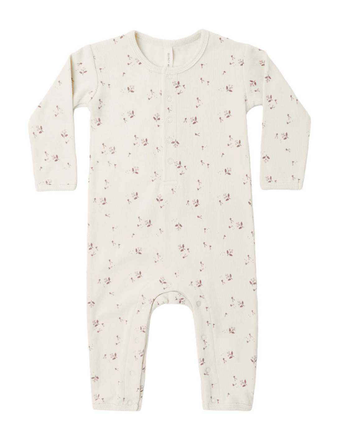 RIBBED BABY JUMPSUIT FALL DITSY