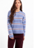 HUDSON STRIPE SWEATER