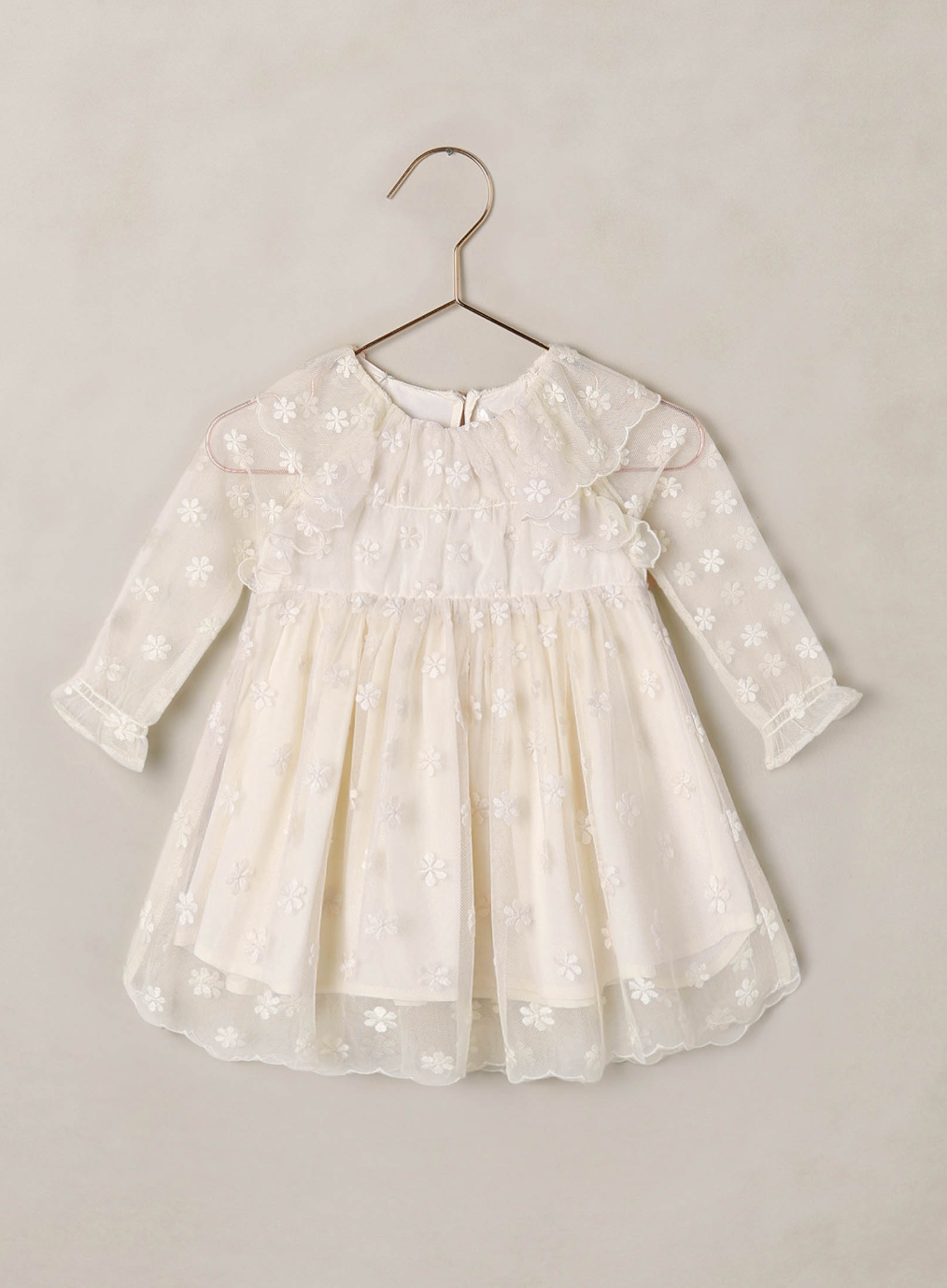 CELINE DRESS EMBROIDERED DAISY
