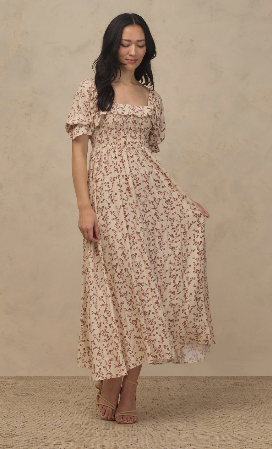 WOMEN'S BIRDIE DRESS FLORAL TOILE