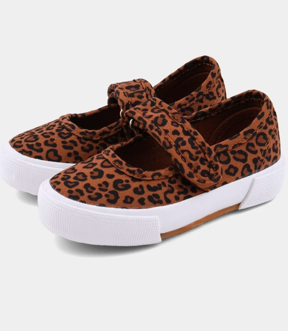 OLIVIA MINI LEOPARD SNEAKER