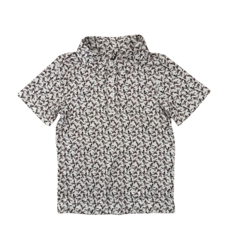 CoolShade scottie polo UPF+- delta wings