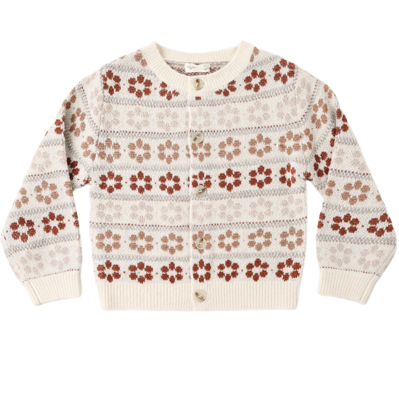 CHEYENNE CARDIGAN FLOWER FAIR ISLE