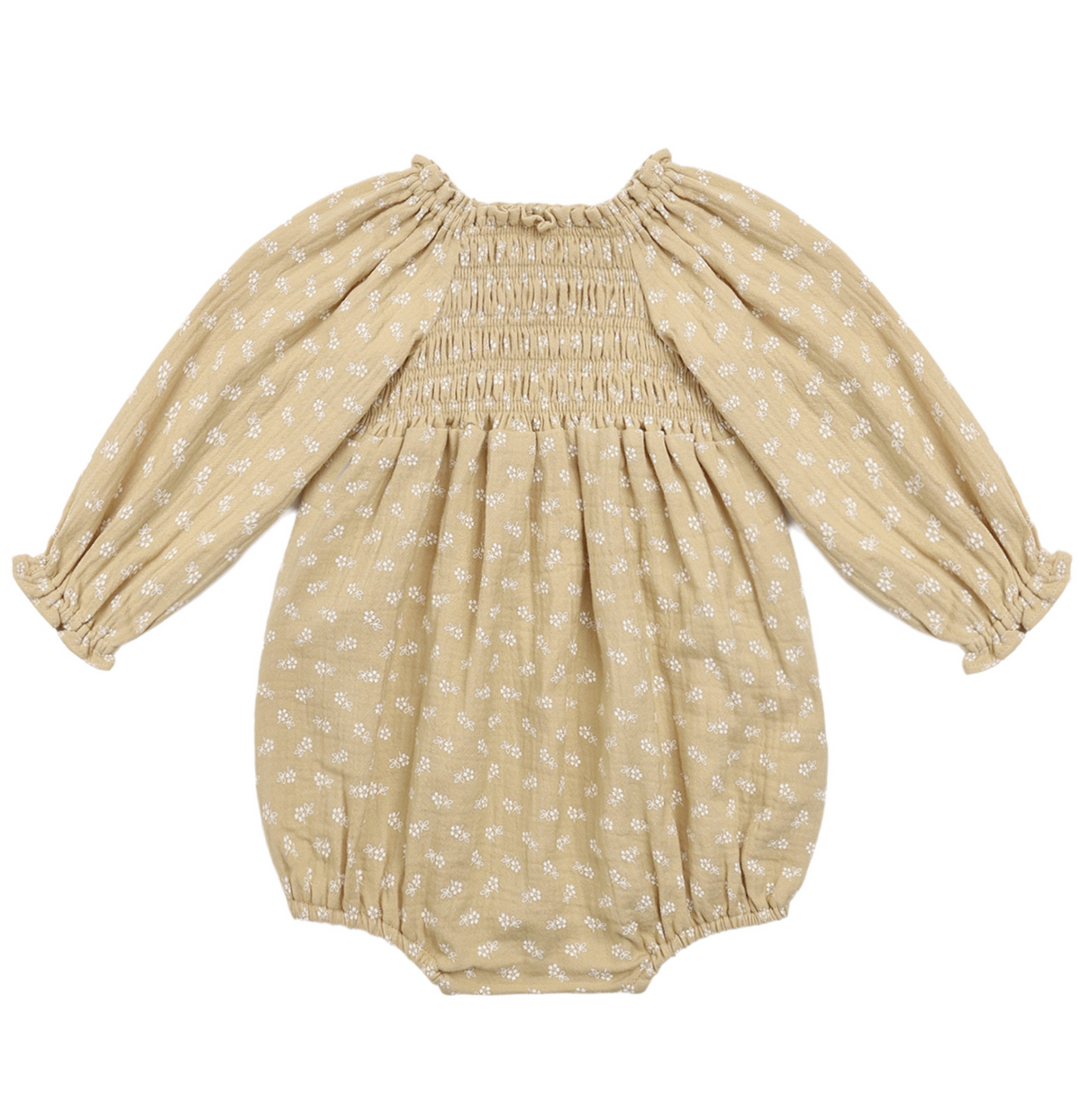 EDEN ROMPER BUTTERSCOTCH FLORAL
