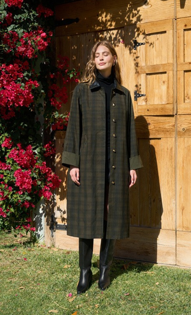 NEW HEIGHTS PLAID COAT