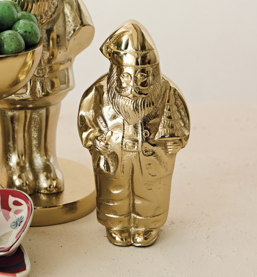 Cast Aluminum Santa