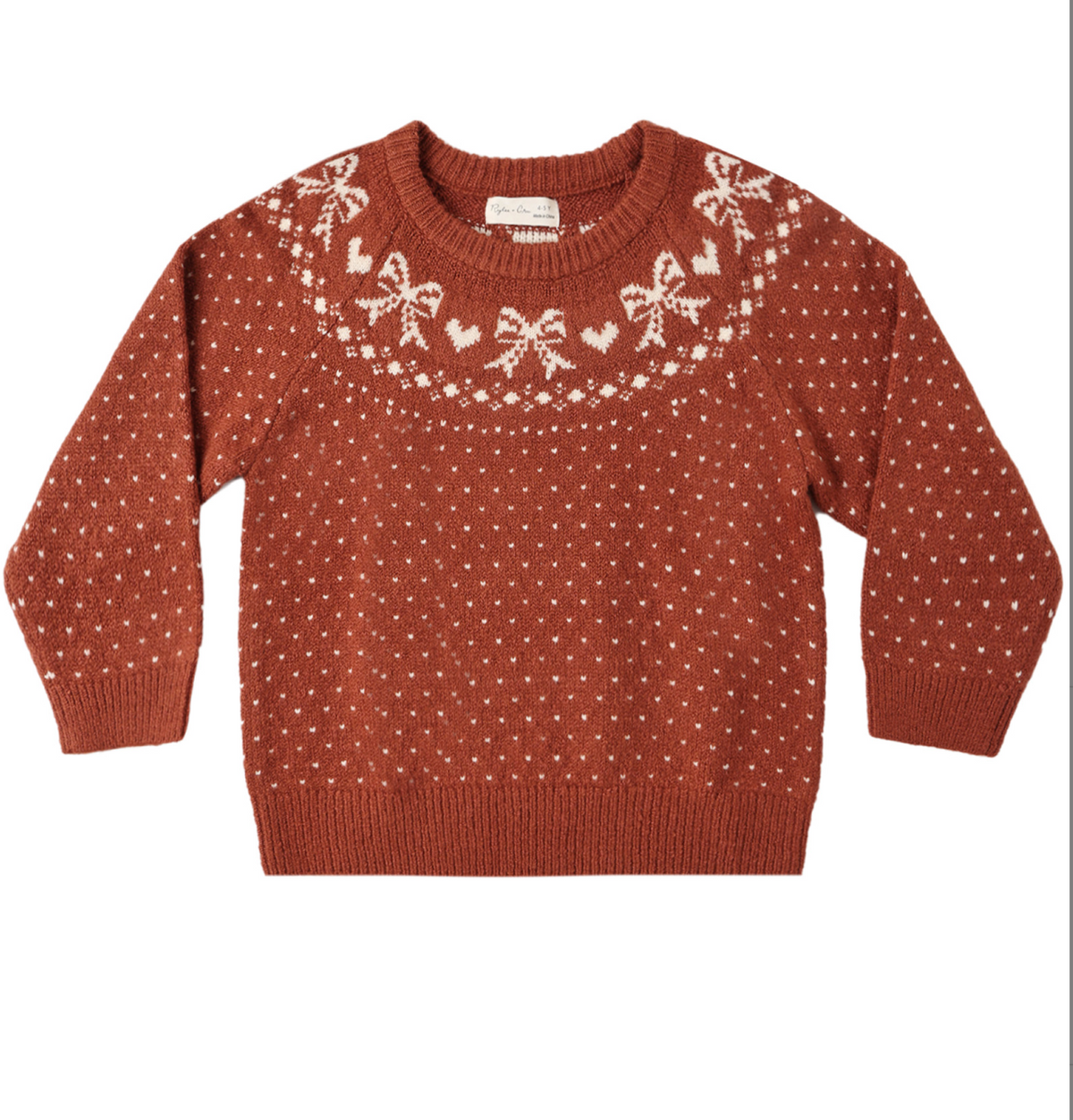 FAIR ISLE SWEATER RUBY
