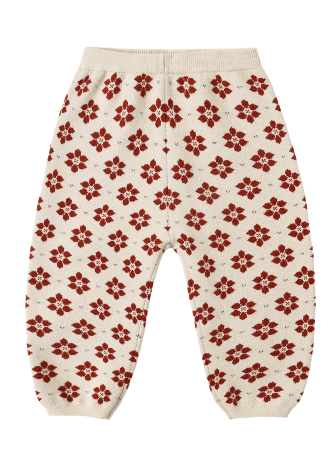 KNIT PANT POINSETTIA