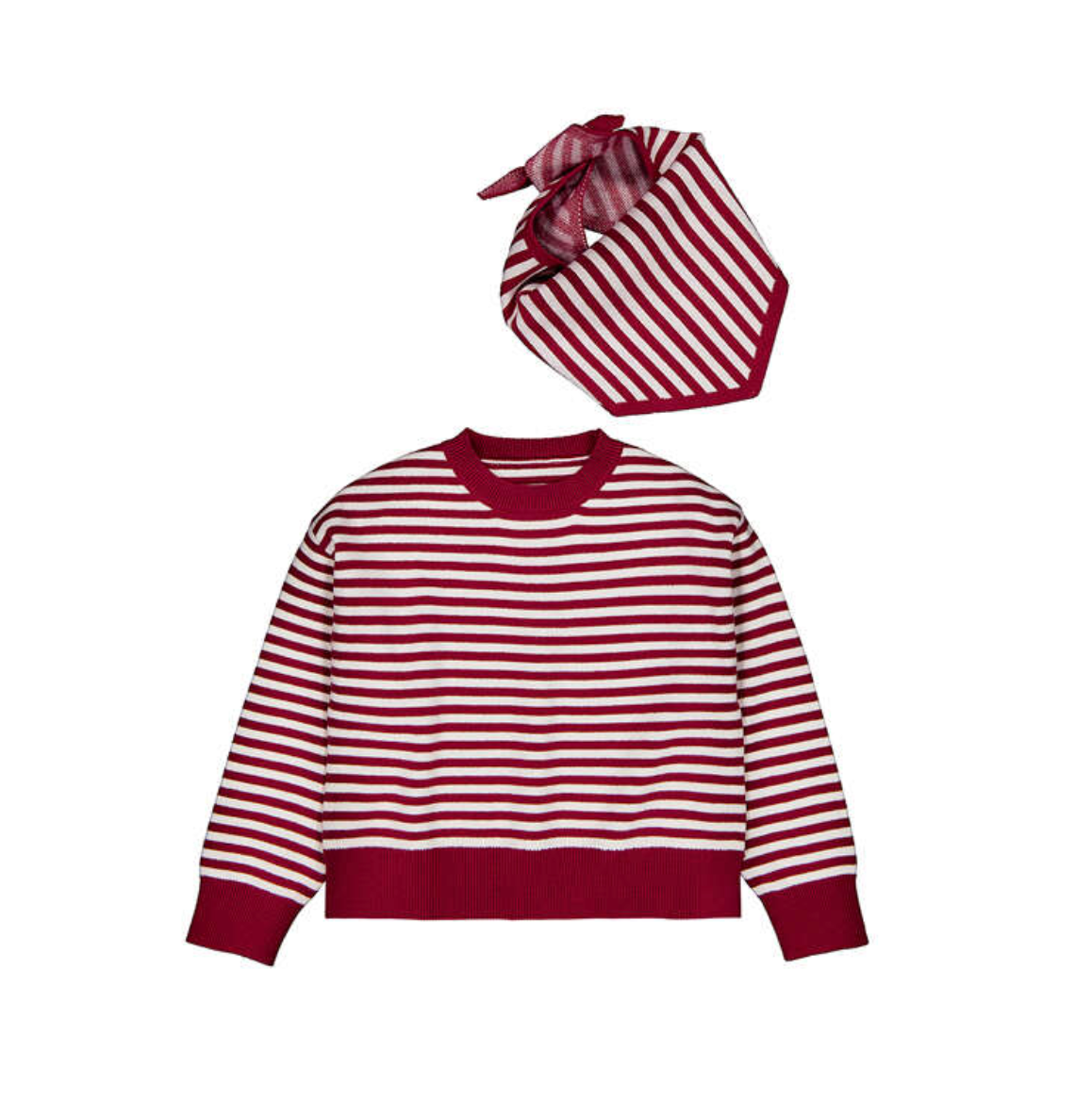 Candy Cane Lane Sweater & Scarf
