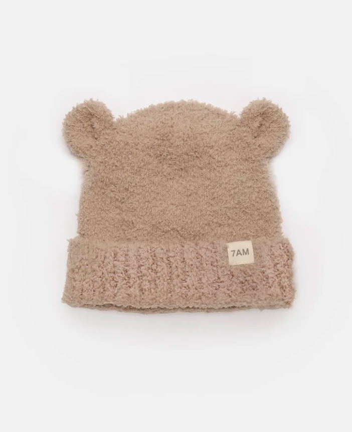 Bear Beanie - Fuzzy