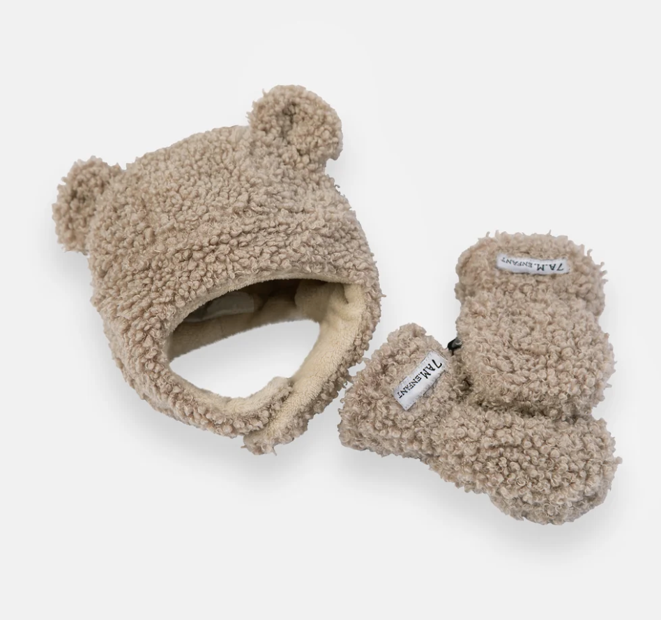 Cub Set - Teddy | Hat & Mittens