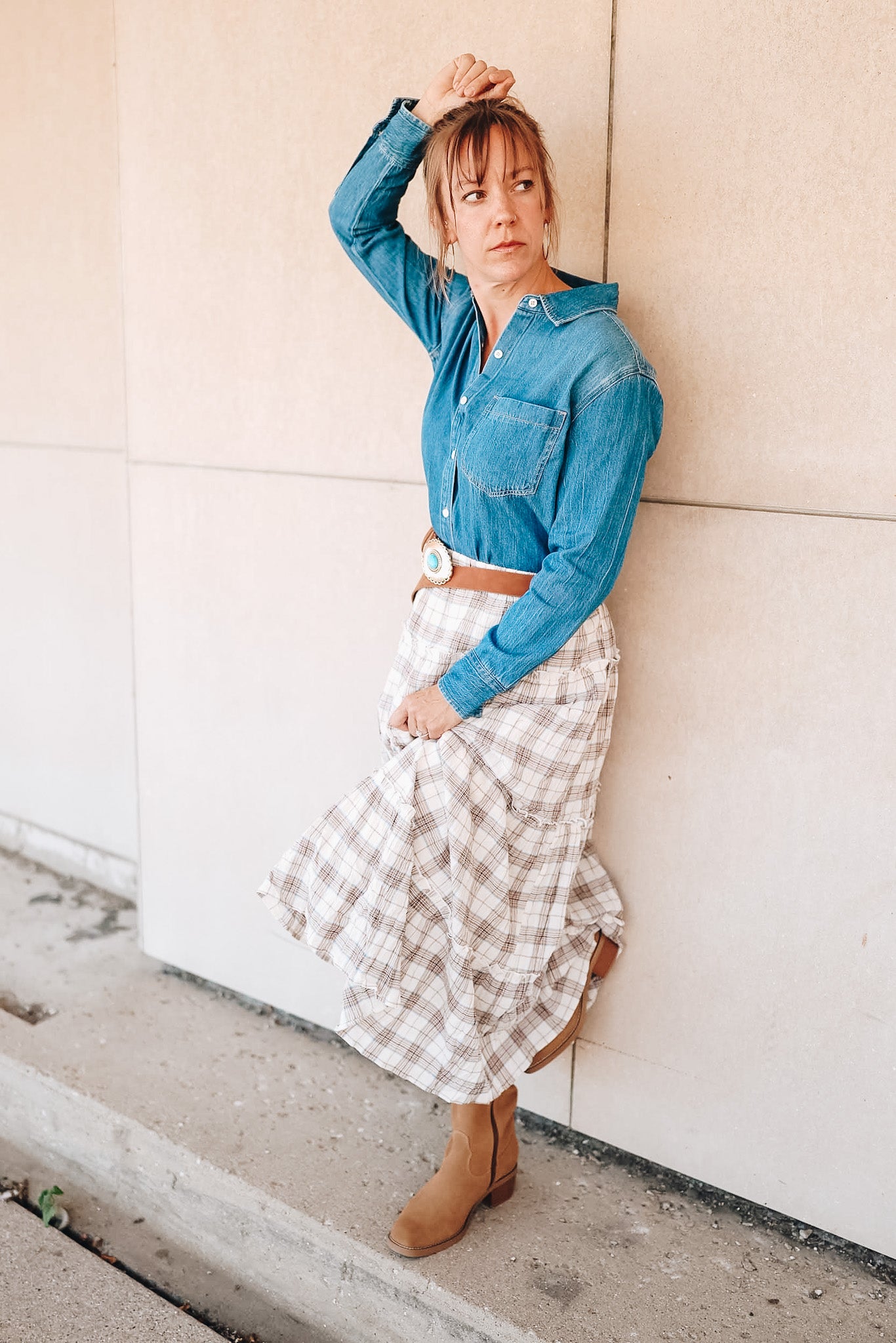 TOMMI TIERED SKIRT