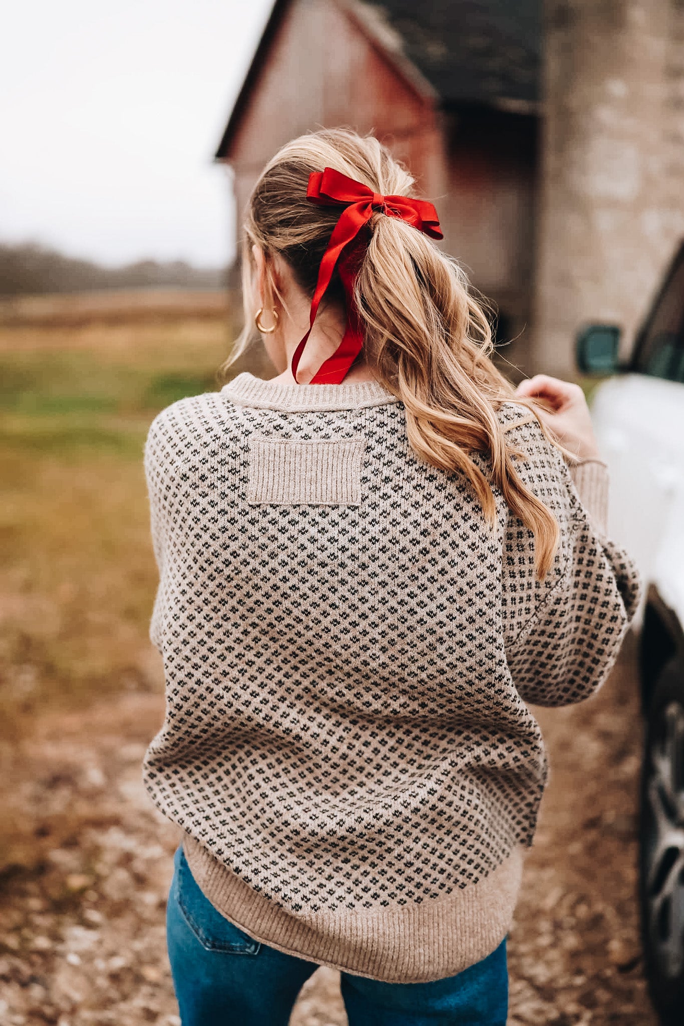 BLACK FRIDAY JACQUARD SWEATER