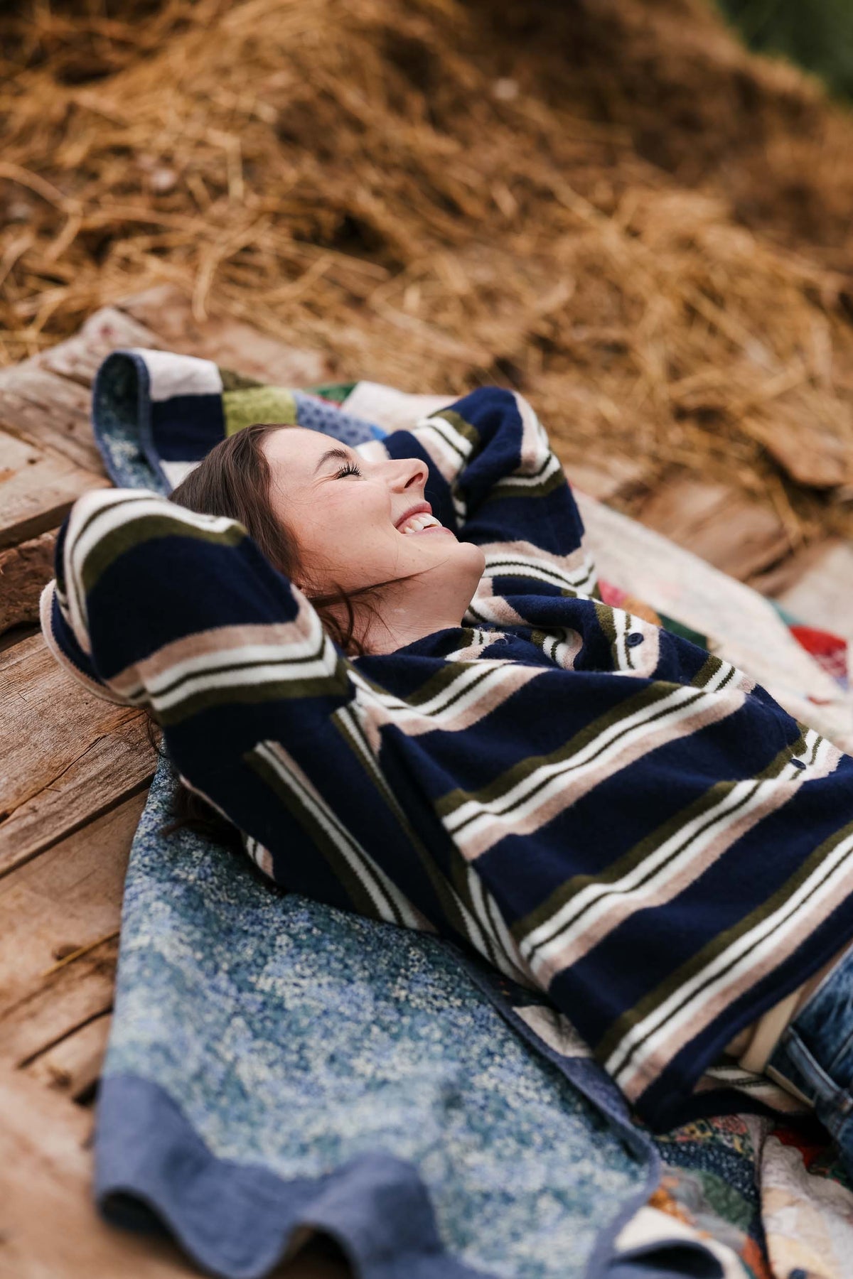 FALL FEST THICK STRIPED CARDIGAN- FINAL SALE