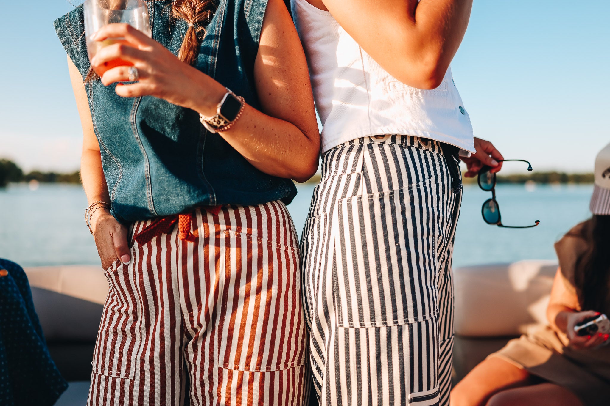 BACK TO WORK STRIPED PANT